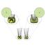 Nachtmann Crystal Spring Flower Vase 2 pcs set Green - 103594 image