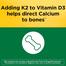 Nature Made Vitamin D3 plus K2 – 30 Softgels image