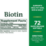 Nature’s Bounty Biotin 5000 mcg 72 Softgels image