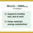 Nature’s Bounty Biotin 5000 mcg 72 Softgels image