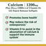 Nature’s Bounty Calcium Plus Vitamin D3 1200 mg 120 Softgels image