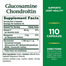 Nature’s Bounty Glucosamine Chondroitin 110 Capsules image