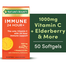 Nature’s Bounty Immune 24 Vitamin C D and Zinc for Immune Support 1000 mg 50 Softgels image