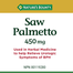 Nature’s Bounty Saw Palmetto 450mg 100 Capsules image