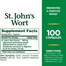 Nature's Bounty St. John’s Wort 300 mg 100 Capsules -423868706 image