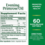 Nature's Bounty Evening Primrose Oil 1000 mg 60 Softgels -423881422 image