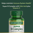 Nature’s Bounty Super B-Complex With Folic Acid Plus Vitamin-C 150 Tablets image