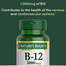 Nature's Bounty Vitamin B12 Supports Energy Metabolism Tablets 1000 mcg 200 Coated Tablets -524952020 image