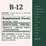 Nature’s Bounty Vitamin B12 Tablets 1000 mcg 200 Coun image