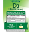 Nature’s Truth High Potency Vitamin D3 2000 IU 150 softgels image