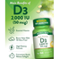 Nature’s Truth High Potency Vitamin D3 2000 IU 150 softgels image
