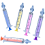 Needle Type Baby Nasal Washer For Children And Infants Baby Nasal Washer 10ml -1Piece image