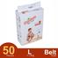 Neocare Premium Belt System Baby Diaper (L Size) (7-18kg) (50pcs) image