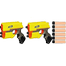 Nerf N Strike Scout IX-3 2-Pack with 12 Whistler Darts image