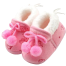 New Born Baby Soft Sole CN Winter Shoes -1Pair - Pink Color (0-10 Month) image