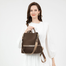 New Design Women Backpack Nylon Waterproof Anti-Theft Travel Bagpack Coffee image