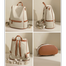 New Design Women Backpack Nylon Waterproof Anti-Theft Travel Bagpack Apricot image