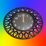 New Design and Stylish Wall Clock With Stone Analog Clock For Room Decoration - Black image