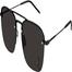 Fashionable Men's Vintage Style Big Square Rimless Sunglasses image