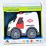 New Friction Ambulance With Light Music Pull Pack Kinetic Car For Kids image