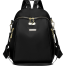 New High Capacity Female Waterproof College Backpack,Trendy Women, Travel Laptop School Bags - Black image