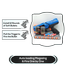 New Style Rapid Launcher Soft Gun Style Toys for Kids Playing (gun_rapid_launcher_xh9930_b) Blue image