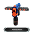 New Style Rapid Launcher Soft Gun Style Toys for Kids Playing (gun_rapid_launcher_xh9930_b) Blue image