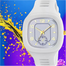 New Stylish White Square Dial Fashionable Analog Watch For Men image