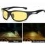 Night Driving Glasses Anti-Glare Night Vision Glasses Men Women, Sport Night Sight Glasses for Running Cycling Fishing Driving image