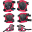 Ninja Skate Guard For Kids - 6 Pcs - Red image