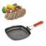 Non Stick Square Grill Pan - Black image