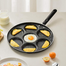 Non-stick Granite 7 Hole Omelet Pan Black image