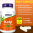 Now Kelp 325 mcg of Natural Iodine 250 Veg Capsules image