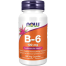 Now Vitamin B-6 100 mg 100 Veg Capsules image