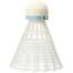 Nylon Badminton Shuttle Cocks 1 Pcs - White image