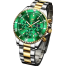 OLEVS 2858 Silver Green Men Watch image