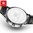 OLEVS 2933 PU Leather Analog Wrist Watch For Men image