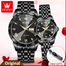 OLEVS 9931 New Exclusive Design Coupe 2 Pcs Watch for Men and Women image