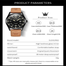 OLEVS 9962 Fashion Men Watch With Leather Strap image