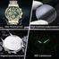 OLEVS Mens Watch Chronograph Luxury Diamond Dress Business Analog Quartz Wrist Watches Stainless Steel Waterproof Luminous Moon Phase image