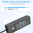 ORICO 3 Ports USB-A To USB3.0 HUB PWC2U-U3-015- BK image