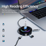 ORICO Desktop Type 4-Port USB Hub With Audio Mic Port YK4-U3-03-BK image