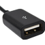 OTG Micro USB Cable Adapter Black image