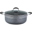 Ocean Stone Coating Cooking Pot 40cm with Glass Lid, Deep image