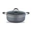 Ocean Stone Coating Cooking Pot 40cm with Glass Lid, Deep image