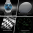 Olevs 5535 Stainless Steel Analog Wrist Watch For Men image
