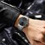 Olevs 701 Silver Stainless Steel Analog Wrist Watch For Men – Black And Silver image