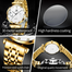 Olevs Men's Watches Simple Fashion Original Quartz Watch for Man Waterproof Stainless Steel Daily Wear Modest Luxury 5596 New image