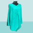 One Colour Woolen Shawl Or Chador For Girls and Women - Firozi image