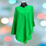 One Colour Woolen Shawl Or Chador For Girls and Women - Green image